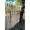 Woodline Staketenzaun Schwarzwald Kastanie Abstand 2-3cm - 143/150cm x 5m