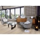 Businessline Parkett Eiche Vivo Pale White 181 1-Stab Landhausdiele astig, gebürstet Live Pure Lack - 3,19 qm