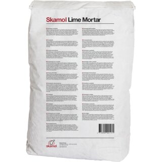 Skamol Silikatplatten 2 in 1 Kleber & Putz Skamol Lime Mortar 20 Kg