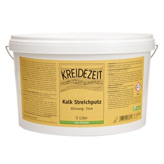 Kreidezeit Kalkstreichputz Körnung 7 mm 2302 - 5 Liter