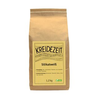 Kreidezeit Silikatweiß für 1 Liter Kaliwasserglas 2505 - 1,2 kg