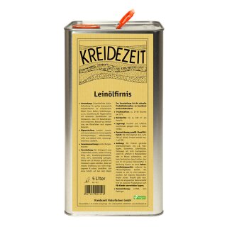 Kreidezeit Leinölfirnis lösemittelfrei 4203 - 5 Liter