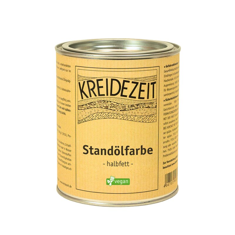 Kreidezeit Standölfarbe halbfett taubenblau 442-08 - 0,75 Liter