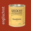 Kreidezeit Standölfarbe vollfett englischrot 443-06 - 0,75 Liter