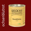 Kreidezeit Standölfarbe vollfett ochsenblutrot 443-09 - 0,75 Liter