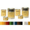 Kreidezeit Standölfarbe vollfett ochsenblutrot 443-09 - 2,5 Liter