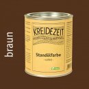 Kreidezeit Standölfarbe vollfett braun 443-12 - 0,75...