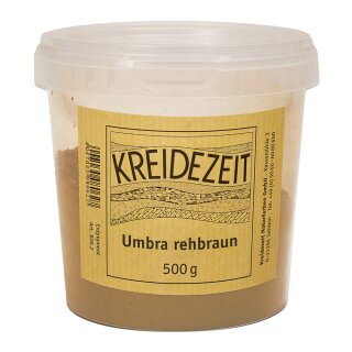 Kreidezeit Pigment Umbra rehbraun 6103 - 5 kg