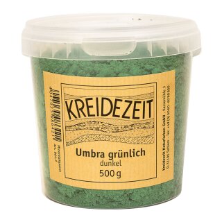 Kreidezeit Pigment Umbra grünlich dunkel 6104 - 75 g