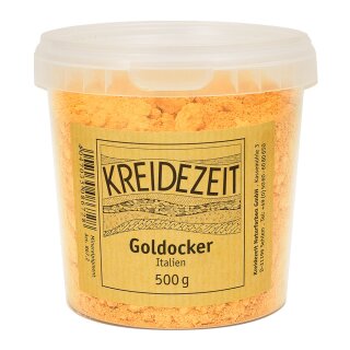 Kreidezeit Pigment Goldocker Italien 6106 - 500 g