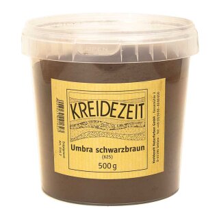 Kreidezeit Pigmente Umbra schwarzbraun 6124 - 175 g