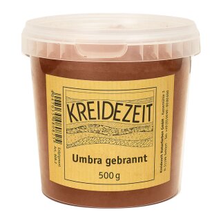 Kreidezeit Pigment Umbra gebrannt 6201 - 500 g