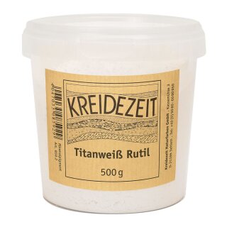 Kreidezeit Pigment Titanweiß Rutil 6204 - 5 kg