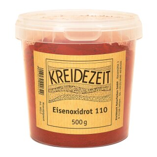 Kreidezeit Pigment Eisenoxidrot 110 - 6205 -175 g