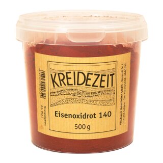 Kreidezeit Eisenoxidrot 140 - 6206 - 500 g