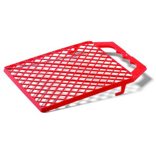 Schuller drop Abstreifgitter Kunststoff rot 20 x 27 cm - 40420