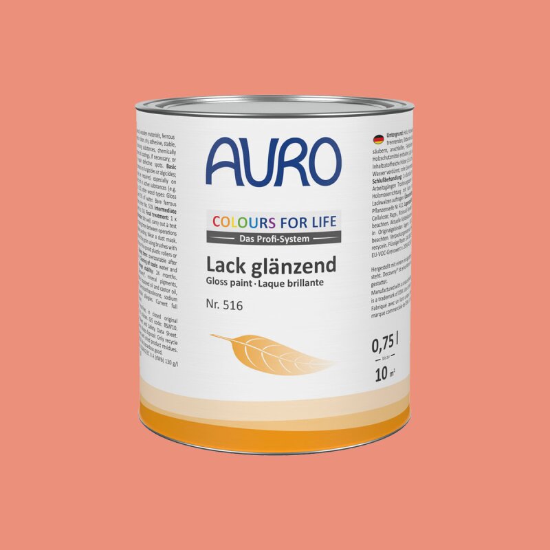 Auro Lack glänzend 516 - Colours for life - 192 greater flamingo