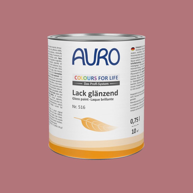 Auro Lack glänzend 516 - Colours for life - 30.6 pompadour