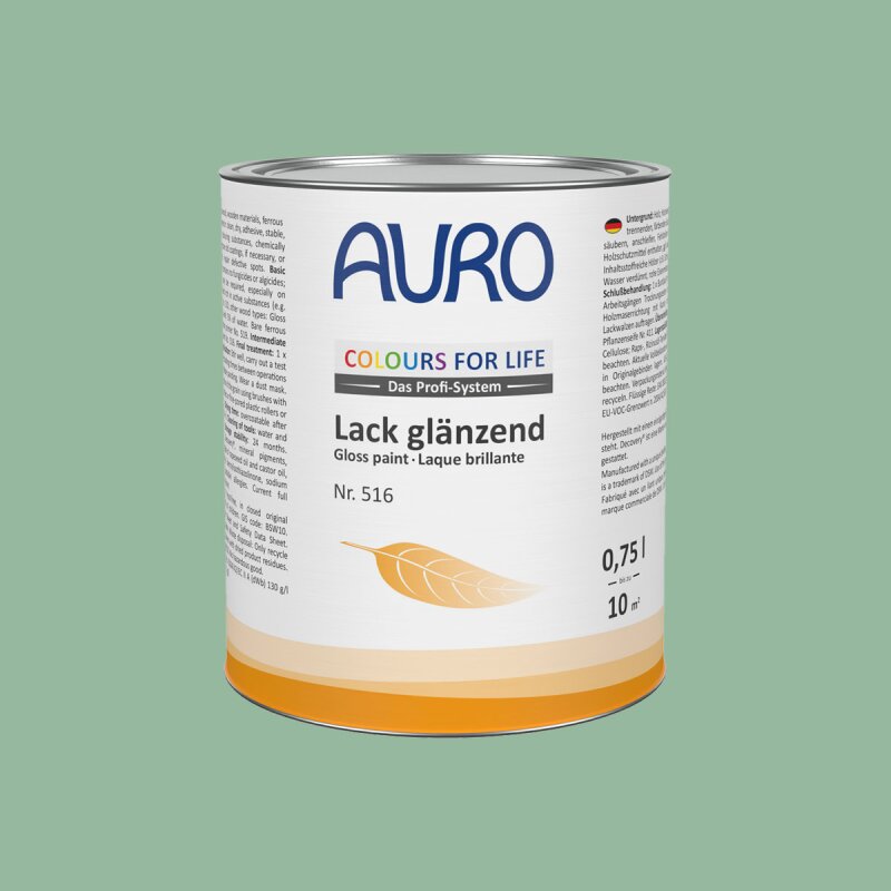 Auro Lack glänzend 516 - Colours for life - 766 young grass