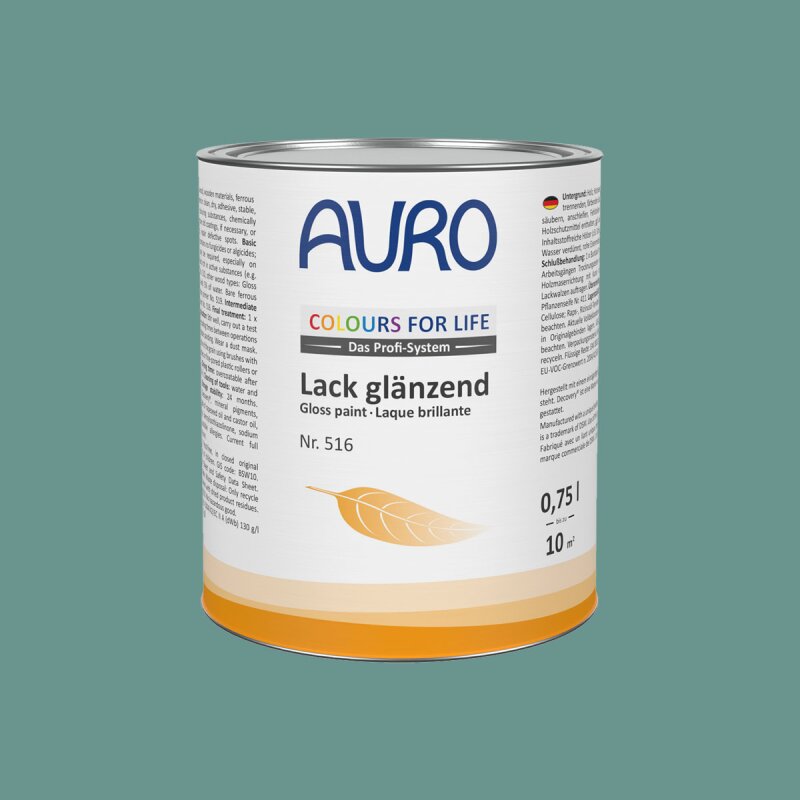 Auro Lack glänzend 516 - Colours for life - 863 jade
