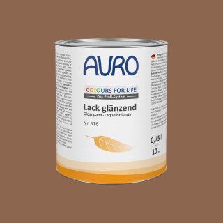 Auro Lack glänzend 516 - Colours for life - beige brown