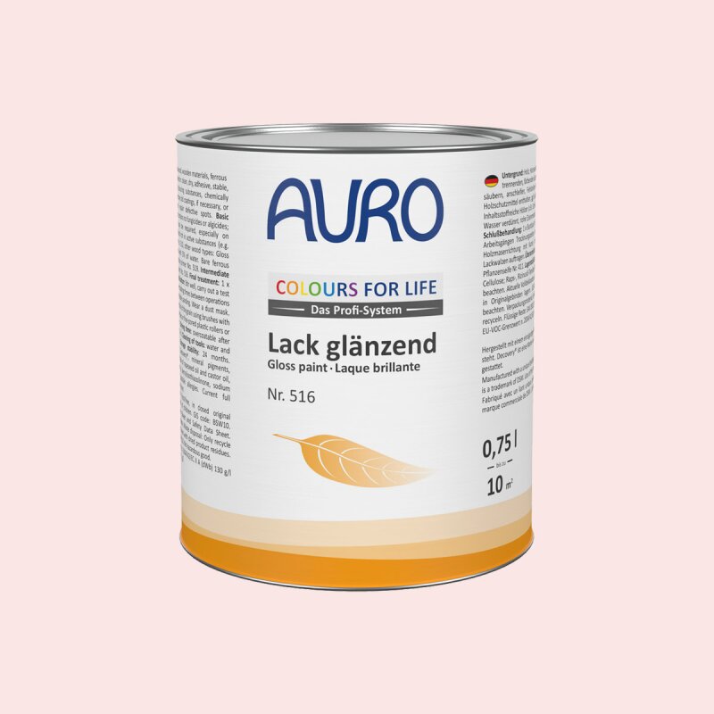 Auro Lack glänzend 516 - Colours for life - blossom pink 25