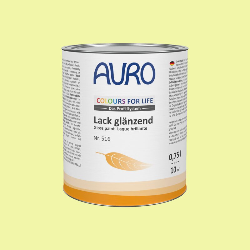 Auro Lack glänzend 516 - Colours for life - bright green 20