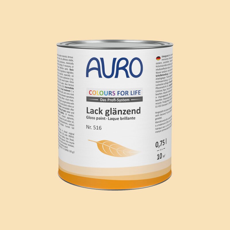Auro Lack glänzend 516 - Colours for life - K244 oat
