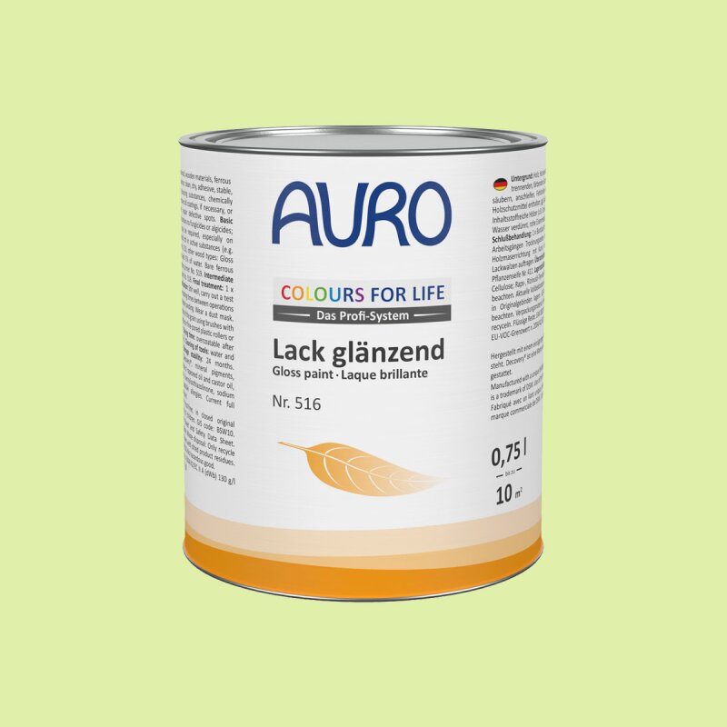 Auro Lack glänzend 516 - Colours for life - lime peel 20