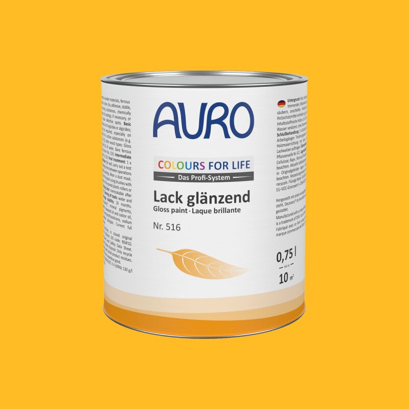 Auro Lack glänzend 516 - Colours for life - mango fresh