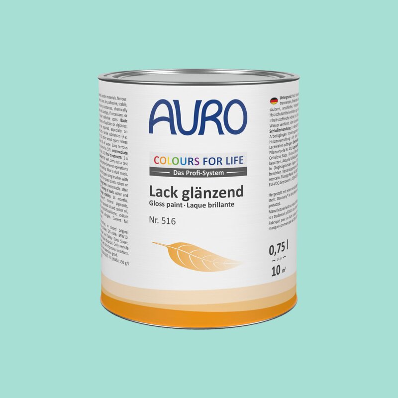 Auro Lack glänzend 516 - Colours for life - mint extract 15