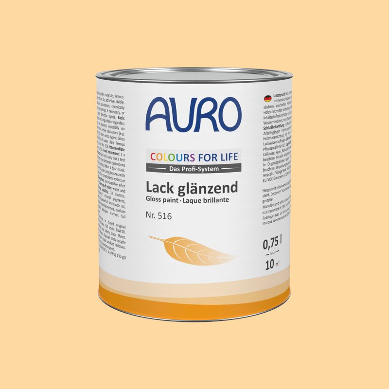 Auro Lack glänzend 516 - Colours for life - pure melon 15