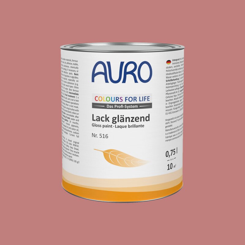 Auro Lack glänzend 516 - Colours for life - red earth 10