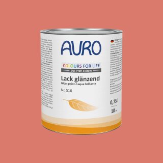 Auro Lack glänzend 516 - Colours for life - soft red brown 10