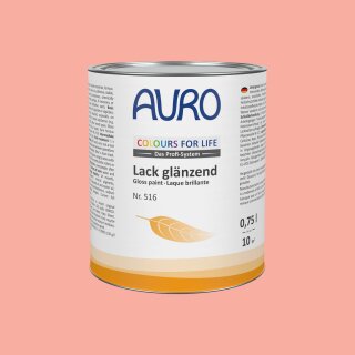 Auro Lack glänzend 516 - Colours for life - soft red brown 20