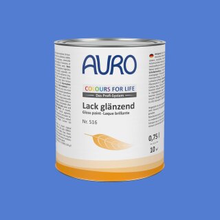 Auro Lack glänzend 516 - Colours for life - sparkling blue