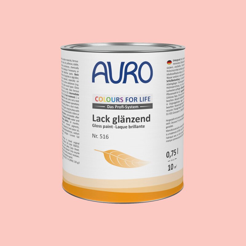 Auro Lack glänzend 516 - Colours for life - strawberry delight