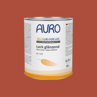 Auro Lack glänzend 516 - Colours for life - terra cotta tone
