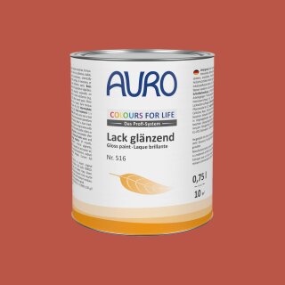 Auro Lack glänzend 516 - Colours for life - terra cotta tone 05