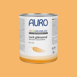 Auro Lack glänzend 516 - Colours for life - 10.7 maize 0,75 Liter