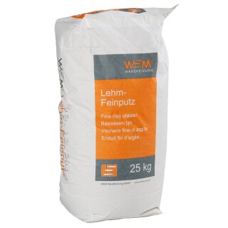 WEM Lehmputz Feinputz Palette 25 kg x 42 - 20212