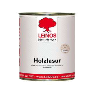 Leinos Holzlasur 260-202 Weiß 0,75 Liter