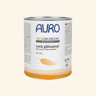 Auro Lack glänzend 516 - Colours for life - bright almond 0,375 Liter
