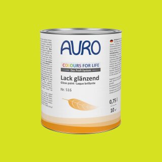 Auro Lack glänzend 516 - Colours for life - bright green 10 Liter