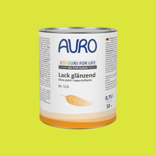Auro Lack glänzend 516 - Colours for life - bright green 05 2,5 Liter