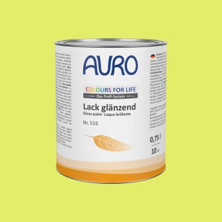 Auro Lack glänzend 516 - Colours for life - bright green 10 2,5 Liter