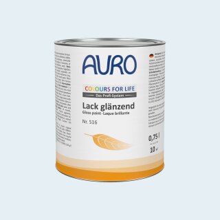 Auro Lack glänzend 516 - Colours for life - charming blue 10 Liter