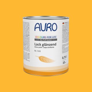 Auro Lack glänzend 516 - Colours for life - dahlia yellow 10 Liter
