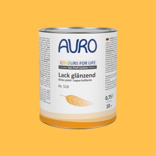 Auro Lack glänzend 516 - Colours for life - dahlia yellow 05 2,5 Liter