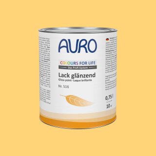 Auro Lack glänzend 516 - Colours for life - dahlia yellow 10 2,5 Liter